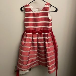 Dressy red and white Jona Michelle Girls Dress size 10